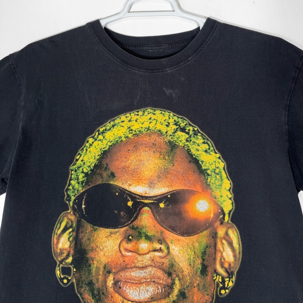 Rodman Apparel Bad As I Wanna Be Head Graphic T-Shirt Mens M Retro 90s Cotton